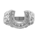 14k White Gold Men's Band Mounting - Y7-F461DCEF-8138