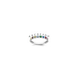 14k White Gold Mother's  Ring Mounting
