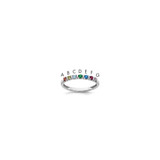 14k White Gold Mother's Ring Mounting