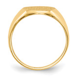 14k 11.0x12.5mm Open Back Signet Ring - RS-751348AD-7482