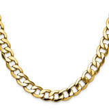 14k 11.3mm Semi-Solid Curb Chain - BC-340D2445-2263