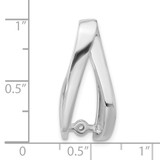 14k White Gold Peg Set Slide Mounting - XS-820B7249-5832