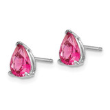 14k White Gold Pink Spinel Earrings - XE-2C4B3970-2924