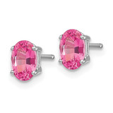 14k White Gold Pink Spinel Earrings - XE-7CBDF954-4507