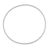 14k White Gold Polished 1.50mm Slip-on Round Bangle Bracelet