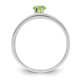 14k White Gold Polished 1-Stone Mothers Ring Mounting - XM-A2F2DD83-9022