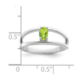 14k White Gold Polished 1-Stone Mothers Ring Mounting - XM-A2F2DD83-9022