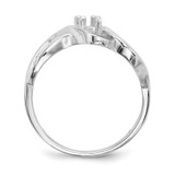 14k White Gold Polished 2-Stone Mothers Ring Mounting - XM-0CBF8C7F-8181