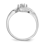 14k White Gold Polished 2-Stone Mothers Ring Mounting - XM-1D93905F-1763