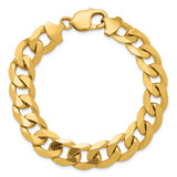 14k 12.0mm Flat Beveled Curb Chain - FB-2D8478EC-5278