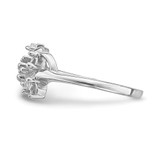 14k White Gold Polished 5-Stone Mothers Ring Mounting - XM-1FFEBA14-6211