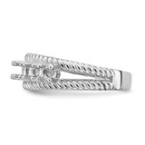 14k White Gold Polished 7-Stone Mothers Ring Mounting - XM-22987D1E-2096