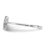 14k White Gold Polished AA Diamond ring - X9-C0E46F0E-1990