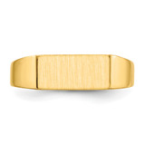 14k 12.0x5.5mm Open Back Signet Ring
