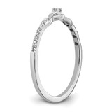 14k White Gold Polished Fancy Diamond Ring - RM-00937BE1-9665
