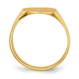 14k 13.0x12.0mm Closed Back Mens Signet Ring - RS-87336746-4075