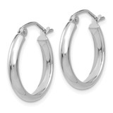 14k White Gold Polished Hoop Earring - TC-0C0794B4-5615