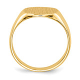 14k 13.5x12.5mm Closed Back Mens Signet Ring - RS-8A992A4F-1710