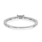 14k White Gold Polished Ruby and Diamond Ring - RM-1D6BA128-8468