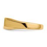14k 13.5x5.5mm Closed Back Signet Ring
