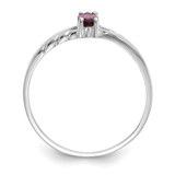 14k White Gold Rhodolite Garnet Birthstone Ring - XB-4D46E653-2662