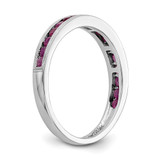 14k White Gold Ruby Complete Channel Band - RM-CCD2BE43-3450
