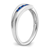 14k White Gold Sapphire 4-stone Ring