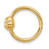 14k 14 Gauge Polished CZ Cartilage Ring - BD-AD7304F4-6325