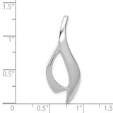 14k White Gold Slide - SL-7FFADE38-5356