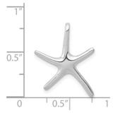 14k White Gold Starfish Chain Slide - D3-186316BB-5565