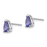 14k White Gold Tanzanite Earrings - XE-BFD9AD31-7190