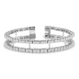 14k White Gold Tennis Jacket Blank - X8-C65C5540-2798