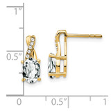 14K White Topaz and Diamond Earrings - EM-2B472353-4061