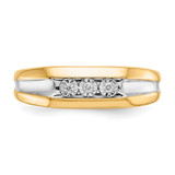 14k with Rhodium Diamond Mens Ring - RM-E8612804-4742