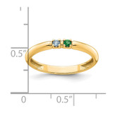 14k Yellow Gold  Mother's Ring Mounting - XM-259B932A-8884