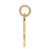 14k 15mm Hexagon Red Enameled Medical Jewelry Pendant