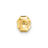 14k Yellow Gold 1/6 ctw Lab Grown Diamond VS+ F+ Round 4 Prong Heavy Wt. Stud Earrings