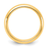 14k Yellow Gold 4mm Standard Weight Comfort Fit Wedding Band Size 13