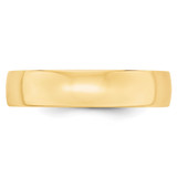 14k Yellow Gold 5mm Lightweight Comfort Fit Wedding Band Size 14