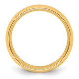 14k Yellow Gold 6mm Standard Weight Comfort Fit Wedding Band Size 6