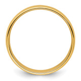 14k Yellow Gold 8mm Milgrain Half Round Wedding Band Size 14