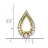 14k Yellow Gold Diamond Pendant - PM-85DB2F3B-5739
