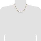 14k Yellow Gold with Rhodium 1.65mm Singapore Chain - PE-6F73EA5F-8408