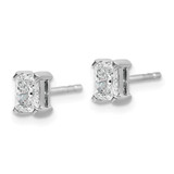 14kw 4.8x3.95mm Radiant Earring Mountings