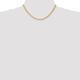 14k 16 inch 3mm Parisian Wheat with Lobster Clasp Chain