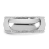 14KW 8mm Milgrain Comfort Fit Band Size 11