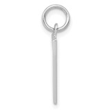 14kw Medium Polished Number 7 Charm