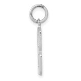 14kw Medium Polished Number 8 Charm
