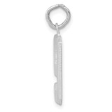 14kw Medium Polished Number 9 Charm