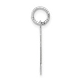 14kw Medium Satin Number 2 Charm